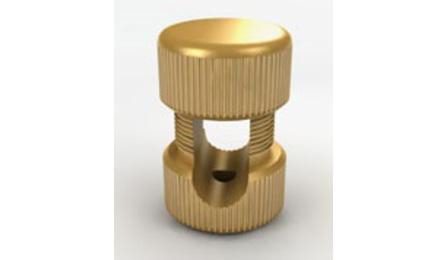 Foto do insumo SINAPI 11270 — ABRACADEIRA DE LATAO PARA FIXACAO DE CABO PARA-RAIO, DIMENSOES 32 X 24 X 24 MM