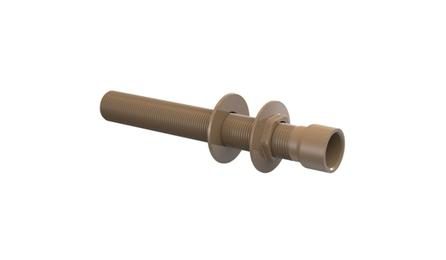 Foto do insumo SINAPI 82 — ADAPTADOR PVC, SOLDAVEL, LONGO, COM FLANGE LIVRE, 75 MM X 2 1/2", PARA CAIXA D'A