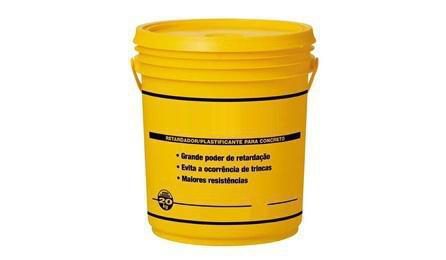 ADITIVO PLASTIFICANTE RETARDADOR DE PEGA E REDUTOR DE AGUA PARA CONCRETO, LIQUIDO E ISENTO DE CLORETOS