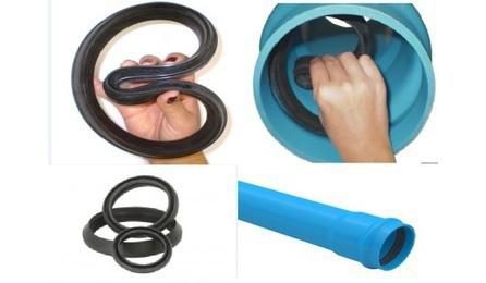 ANEL BORRACHA, PARA TUBO PVC DEFOFO, DN 200 MM (NBR 7665)