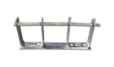 Foto do insumo SINAPI 1090 — ARMACAO VERTICAL COM HASTE E CONTRA-PINO, EM CHAPA DE ACO GALVANIZADO 3/16", COM