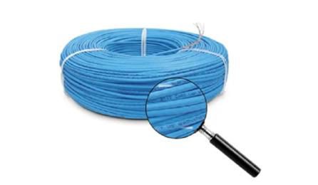 Foto do insumo SINAPI 43971 — CABO DE REDE, PAR TRANCADO U/UTP, 4 PARES, CATEGORIA 5E (CAT 5E), ISOLAMENTO PVC