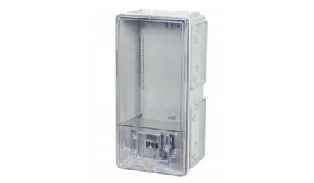 Foto do insumo SINAPI 43095 — CAIXA MODULAR PARA MEDIDOR DE ENERGIA AGRUPADA, EM POLICARBONATO / TERMOPLASTICO