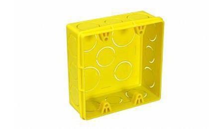Foto do insumo SINAPI 12001 — CAIXA OCTOGONAL DE FUNDO MOVEL, EM PVC, DE 4" X 4", PARA ELETRODUTO FLEXIVEL COR