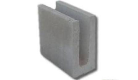 CANALETA DE CONCRETO 9 X 19 X 19 CM (CLASSE C - NBR 6136)