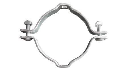 Foto do insumo SINAPI 420 — CINTA CIRCULAR EM ACO GALVANIZADO DE 150 MM DE DIAMETRO PARA FIXACAO DE CAIXA ME