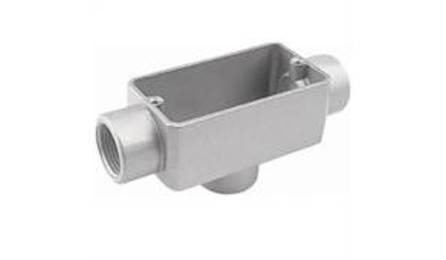 Foto do insumo SINAPI 12025 — CONDULETE EM PVC, TIPO "TB", SEM TAMPA, DE 1/2" OU 3/4"