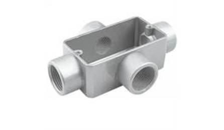 Foto do insumo SINAPI 39345 — CONDULETE EM PVC, TIPO "X", SEM TAMPA, DE 1"