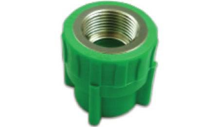 Foto do insumo SINAPI 38998 — CONECTOR / ADAPTADOR F/F, COM INSERTO METALICO, PPR, DN 25 MM X 1/2", PARA AGUA 