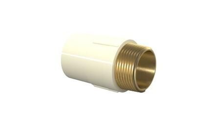 Foto do insumo SINAPI 44248 — CONECTOR, CPVC, SOLDAVEL, 54 MM X 2", PARA AGUA QUENTE
