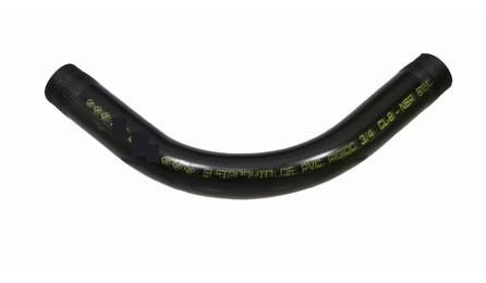 Foto do insumo SINAPI 39274 — CURVA 135 GRAUS, DE PVC RIGIDO ROSCAVEL, DE 3/4", PARA ELETRODUTO
