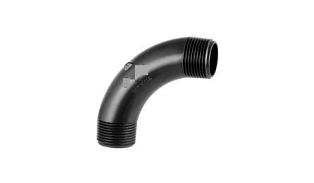 Foto do insumo SINAPI 39272 — CURVA 90 GRAUS, CURTA, DE PVC RIGIDO ROSCAVEL, DE 3/4", PARA ELETRODUTO