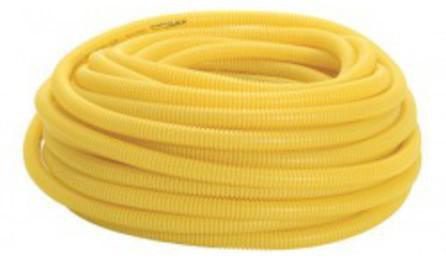 Foto do insumo SINAPI 2687 — ELETRODUTO PVC FLEXIVEL CORRUGADO, COR AMARELA, DE 16 MM