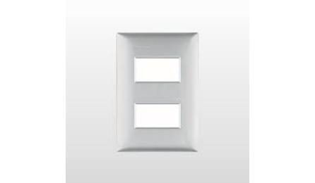Foto do insumo SINAPI 38093 — ESPELHO / PLACA DE 2 POSTOS 4" X 2", PARA INSTALACAO DE TOMADAS E INTERRUPTORES