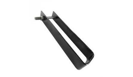Foto do insumo SINAPI 21142 — ESTRIBO COM PARAFUSO EM CHAPA DE FERRO FUNDIDO DE 2" X 3/16" X 35 CM, SECAO "U",