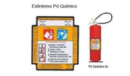 Foto do insumo SINAPI 20977 — EXTINTOR DE INCENDIO PORTATIL COM CARGA DE PO QUIMICO SECO (PQS) DE 8 KG, CLASSE