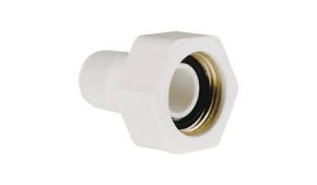 Foto do insumo SINAPI 10781 — EXTREMIDADE/TUBETE PARA HIDROMETRO PVC, COM ROSCA, CURTA, COM BUCHA LATAO, 3/4" 