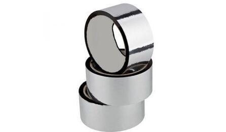 Foto do insumo SINAPI 43728 — FITA ADESIVA ALUMINIZADA BOPP, L = 50 MM