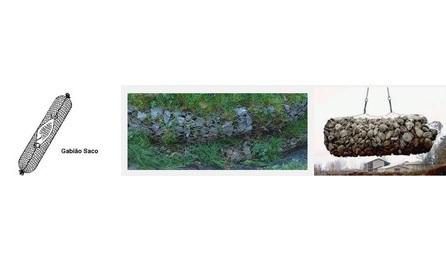 Foto do insumo SINAPI 11594 — GABIAO SACO MALHA HEXAGONAL 8 X 10 CM (ZN/AL REVESTIDO COM POLIMERO), FIO 2,4 MM