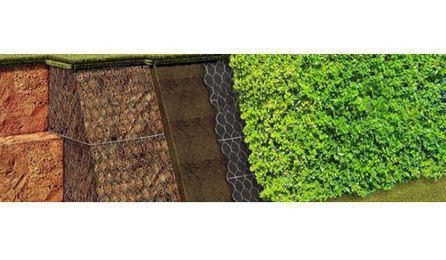 Foto do insumo SINAPI 40449 — GABIAO TIPO CAIXA TRAPEZOIDAL, MALHA HEXAGONAL 10 X 12 CM (ZN/AL REVESTIDO COM P