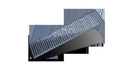 Foto do insumo SINAPI 11235 — GRELHA FOFO SIMPLES COM REQUADRO, CARGA MAXIMA 1,5 T, 150 X 1000 MM, E= *15* MM