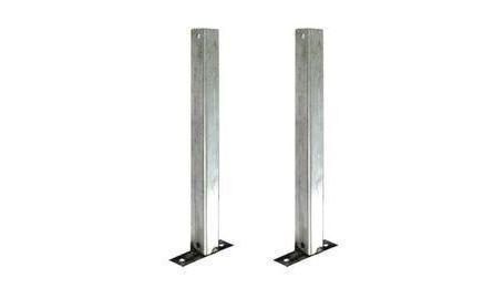 Foto do insumo SINAPI 34349 — HASTE RETA DE ACO GALVANIZADO, H = *30* CM, BASE RETANGULAR, PARA FIXACAO DE CON