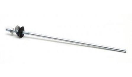Foto do insumo SINAPI 4316 — HASTE RETA PARA GANCHO DE FERRO GALVANIZADO, COM ROSCA 1/4" X 40 CM PARA FIXACAO