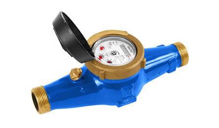 Foto do insumo SINAPI 12770 — HIDROMETRO MULTIJATO / MEDIDOR DE AGUA, DN 1", VAZAO MAXIMA DE 10 M3/H, PARA AGU