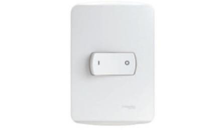 Foto do insumo SINAPI 38064 — INTERRUPTOR BIPOLAR 10A, 250V, CONJUNTO MONTADO PARA EMBUTIR 4" X 2" (PLACA + SU