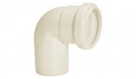 Foto do insumo SINAPI 3509 — JOELHO PVC, SOLDAVEL, PB, 90 GRAUS, DN 75 MM, PARA ESGOTO PREDIAL