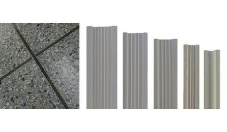 Foto do insumo SINAPI 3671 — JUNTA PLASTICA DE DILATACAO PARA PISOS, COR CINZA, 17 X 3 MM (ALTURA X ESPESSURA