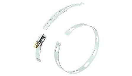 Foto do insumo SINAPI 13343 — KIT DE MATERIAIS PARA BRACADEIRA PARA FIXACAO EM POSTE CIRCULAR, CONTEM TRES FIX