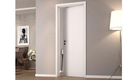 Foto do insumo SINAPI 39500 — KIT PORTA PRONTA DE MADEIRA, FOLHA PESADA (NBR 15930) DE 800 X 2100 MM, DE 40 MM
