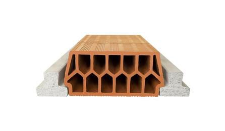 Foto do insumo SINAPI 43343 — LAJE PRE-MOLDADA COM VIGOTA PROTENDIDA (LAJOTAS + VIGOTAS) COM LAJOTA CERAMICA 3