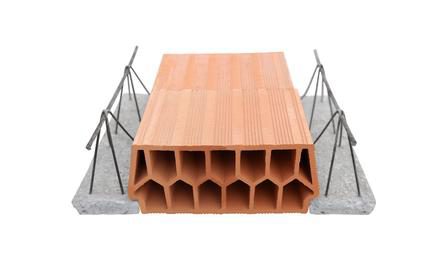 Foto do insumo SINAPI 43351 — LAJE PRE-MOLDADA TRELICADA (LAJOTAS + VIGOTAS) COM LAJOTA CERAMICA *30* X 20 X 1