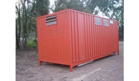 Foto do insumo SINAPI 10777 — LOCACAO DE CONTAINER 2,30 X 4,30 M, ALT. 2,50 M, PARA SANITARIO, COM 3 BACIAS, 4