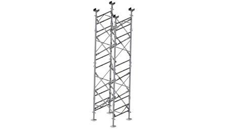 Foto do insumo SINAPI 40291 — LOCACAO DE TORRE METALICA COMPLETA PARA UMA CARGA DE 8 TF (80 KN) E PE DIREITO D