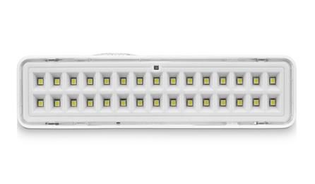 Foto do insumo SINAPI 38774 — LUMINARIA DE EMERGENCIA 30 LEDS, POTENCIA 2 W, BATERIA DE LITIO, AUTONOMIA DE 6 