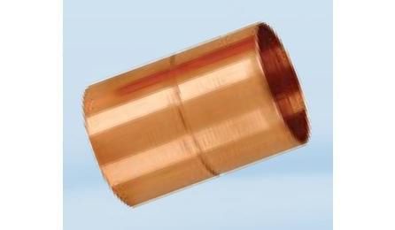 Foto do insumo SINAPI 12724 — LUVA DE COBRE SEM ANEL DE SOLDA, BOLSA X BOLSA, 22 MM