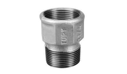 Foto do insumo SINAPI 12404 — LUVA DE FERRO GALVANIZADO, COM ROSCA BSP MACHO/FEMEA, DE 3/4"