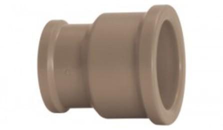 LUVA DE REDUCAO SOLDAVEL, PVC, 32 MM X 25 MM, PARA AGUA FRIA PREDIAL