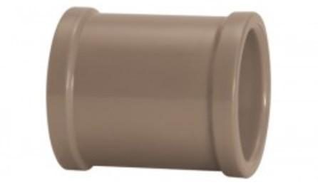Foto do insumo SINAPI 3861 — LUVA PVC SOLDAVEL, 20 MM, PARA AGUA FRIA PREDIAL
