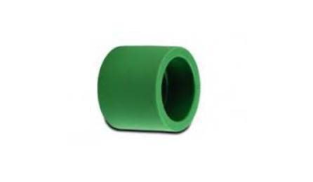 Foto do insumo SINAPI 36324 — LUVA SIMPLES PPR, F/F, SOLDAVEL, DN 25 MM, PARA AGUA QUENTE PREDIAL