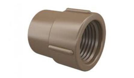 Foto do insumo SINAPI 3860 — LUVA SOLDAVEL COM ROSCA, PVC, 32 MM X 1", PARA AGUA FRIA PREDIAL