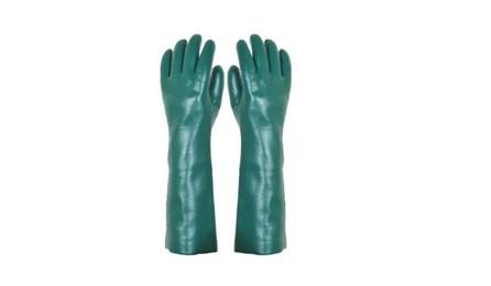 Foto do insumo SINAPI 45261 — LUVAS DE PVC, COM COMPRIMENTO DE *35* CM, FORRADAS, ACABAMENTO ASPERO ANTIDERRAP