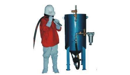Foto do insumo SINAPI 39813 — MAQUINA TIPO VASO/TANQUE/JATO DE PRESSAO PORTATIL P/ JATEAMENTO, CONTROLE AUTOMA