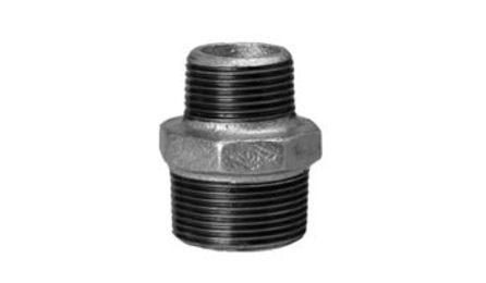 Foto do insumo SINAPI 4190 — NIPLE DE REDUCAO DE FERRO GALVANIZADO, COM ROSCA BSP, DE 1 1/4" X 3/4"