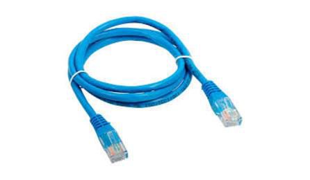 Foto do insumo SINAPI 39605 — PATCH CORD (CABO DE REDE), CATEGORIA 5 E (CAT 5E) UTP, 24 AWG, 4 PARES, EXTENSAO