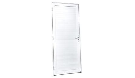 Foto do insumo SINAPI 4914 — PORTA DE ABRIR EM ALUMINIO COM LAMBRI HORIZONTAL/LAMINADA, ACABAMENTO ANODIZADO 