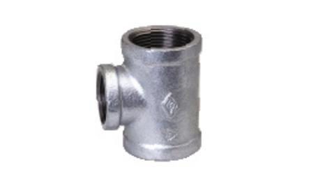 Foto do insumo SINAPI 6308 — TE DE REDUCAO DE FERRO GALVANIZADO, COM ROSCA BSP, DE 2 1/2" X 1 1/2"